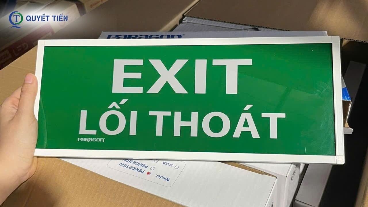 Đèn Exit thoát hiểm Paragon
